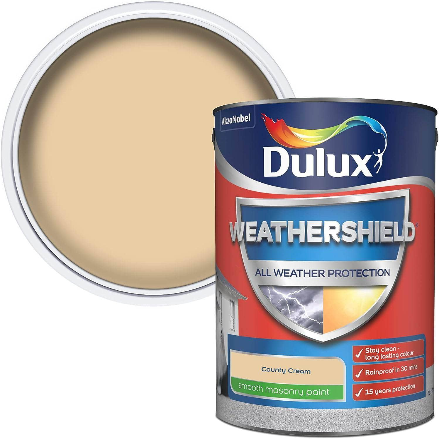 Dulux Trade Weathershield Smooth Masonry (Tinted) Almost Apricot 5L