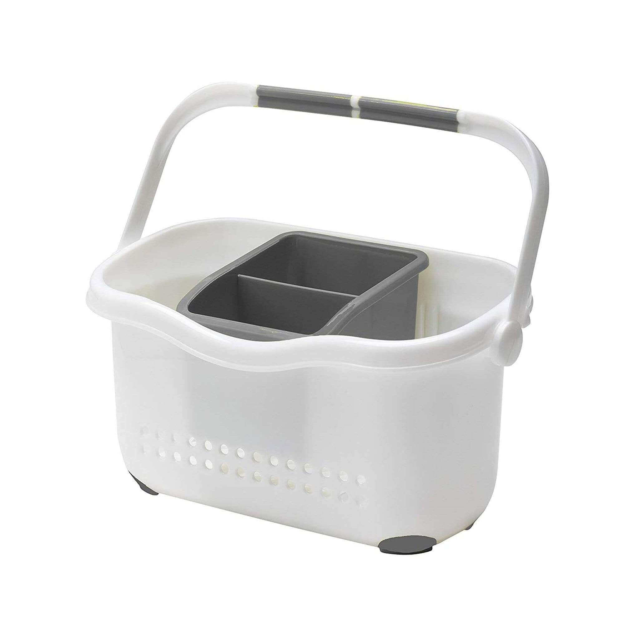 Addis Dish Drainer - White and Grey