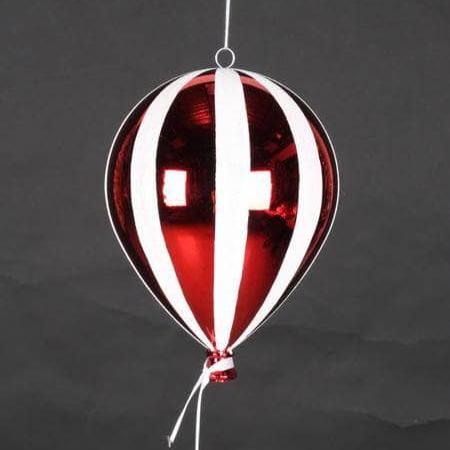 Christmas  -  Shiny Red Balloon Christmas Bauble - 15cm  -  60011097