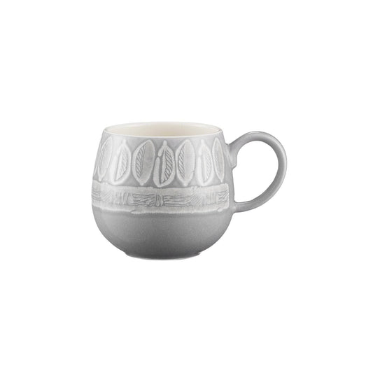 Kitchenware  -  Impressions Grey Leaf Mug - 350ml  -  60011808