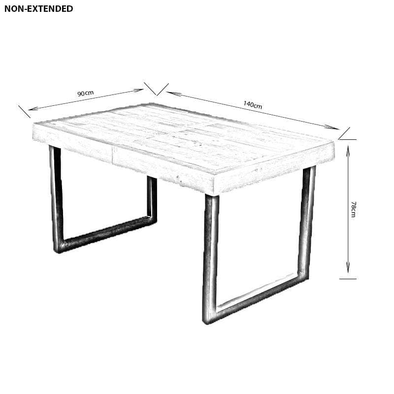 Furniture  -  Lincoln Extendable Table & 4 Aspen Taupe Chairs  -  60007743