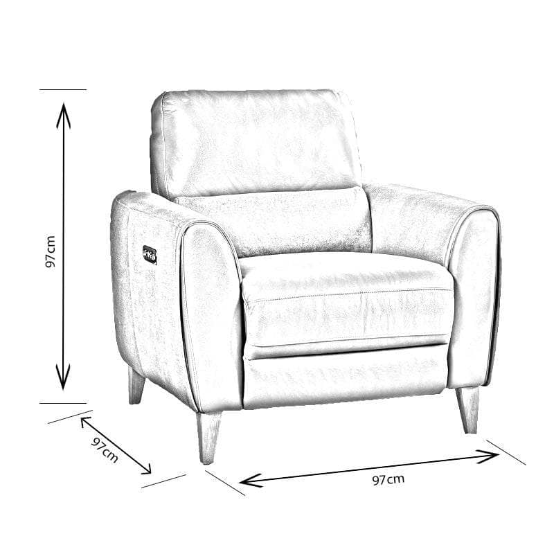 Furniture  -  Comfort King Aspen Electric Reclining Armchair  -  50153203