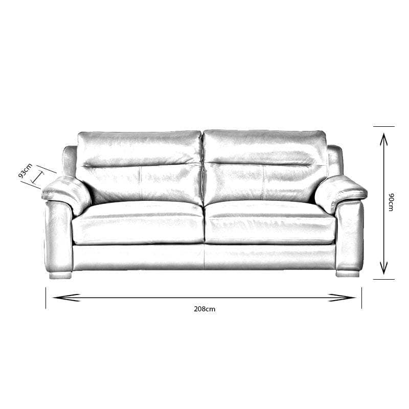 Furniture  -  Comfort King Detroit 2.5 Seater Sofa  -  50153207