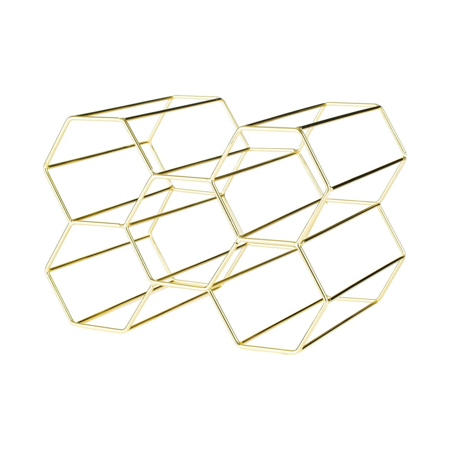 Kitchenware  -  Gold Bottle Rack  -  60001525