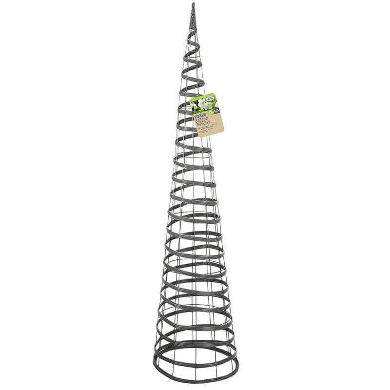 Gardening  -  Smart Faux Rattan Obelisk Slate 1.5M  -  60002563