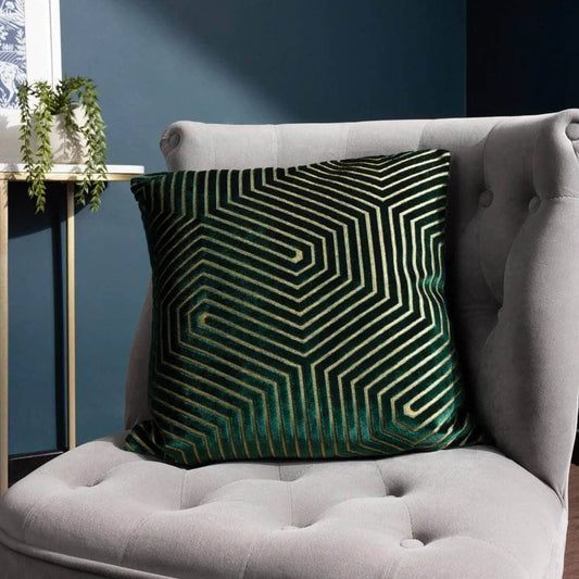 Homeware  -  Evoke Cushion - Emerald  -  60004972