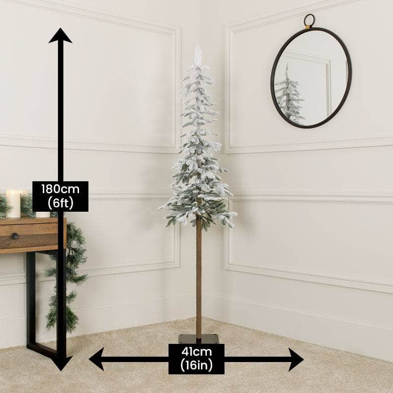 Christmas  -  Alpine Fir Snowy Tree - 180cm  -  60008502