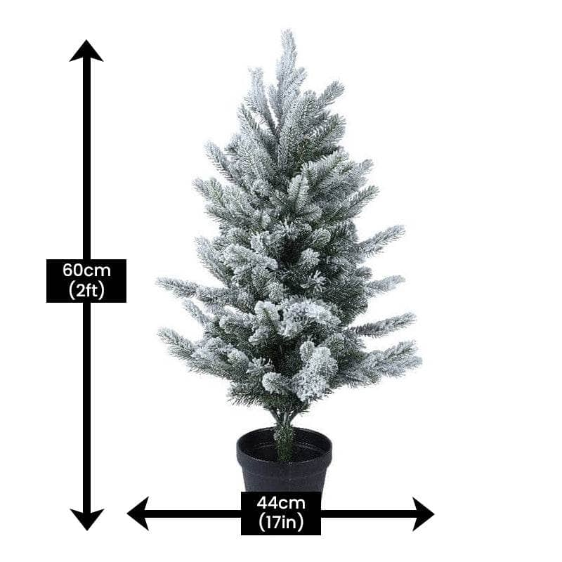 Christmas  -  Grandis Mini Snowy Christmas Tree - 60cm  -  60008510