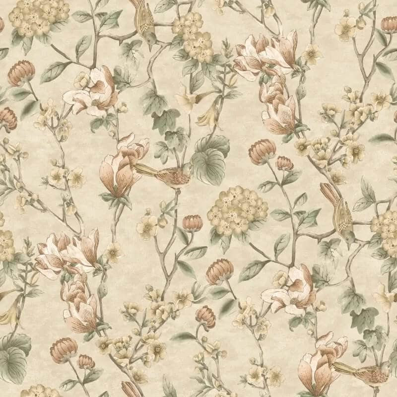 Holden Floral Bird Trail Cream Wallpaper - 13600 | Taskers Online Store ...