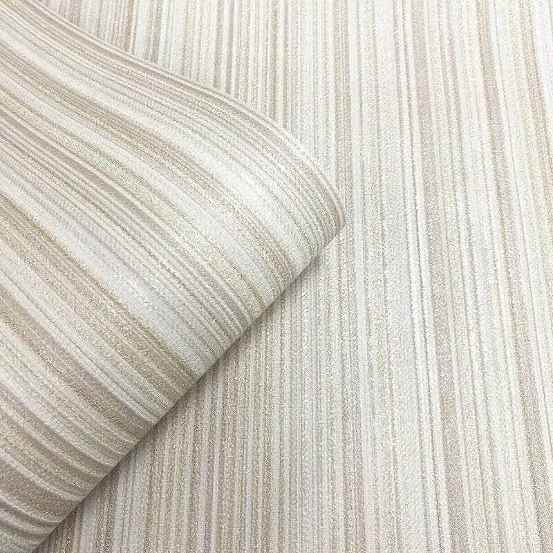 Wallpaper  -  Muriva Venezia Stripe Natural Wallpaper - M66517  -  60009466