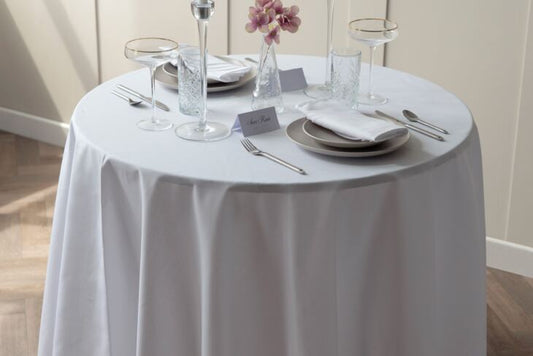 Amalfi Round Tablecloth - Ivory