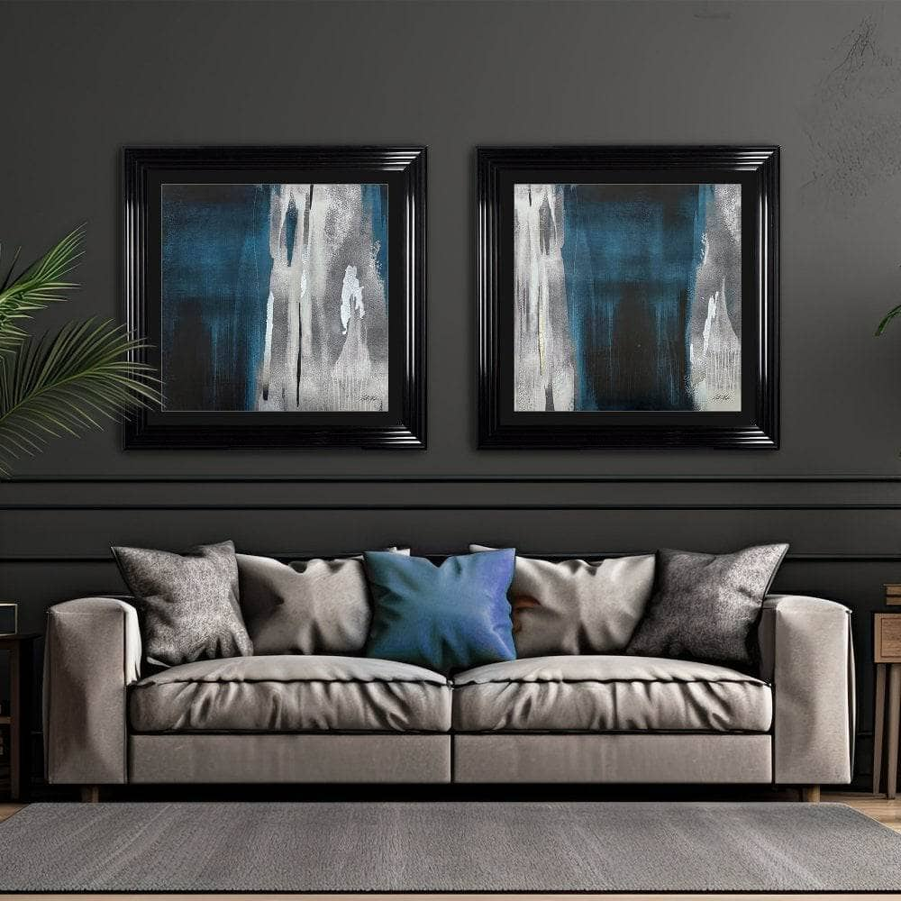 Pictures  -  Teal Abstract No.1 Framed Picture  -  60010937