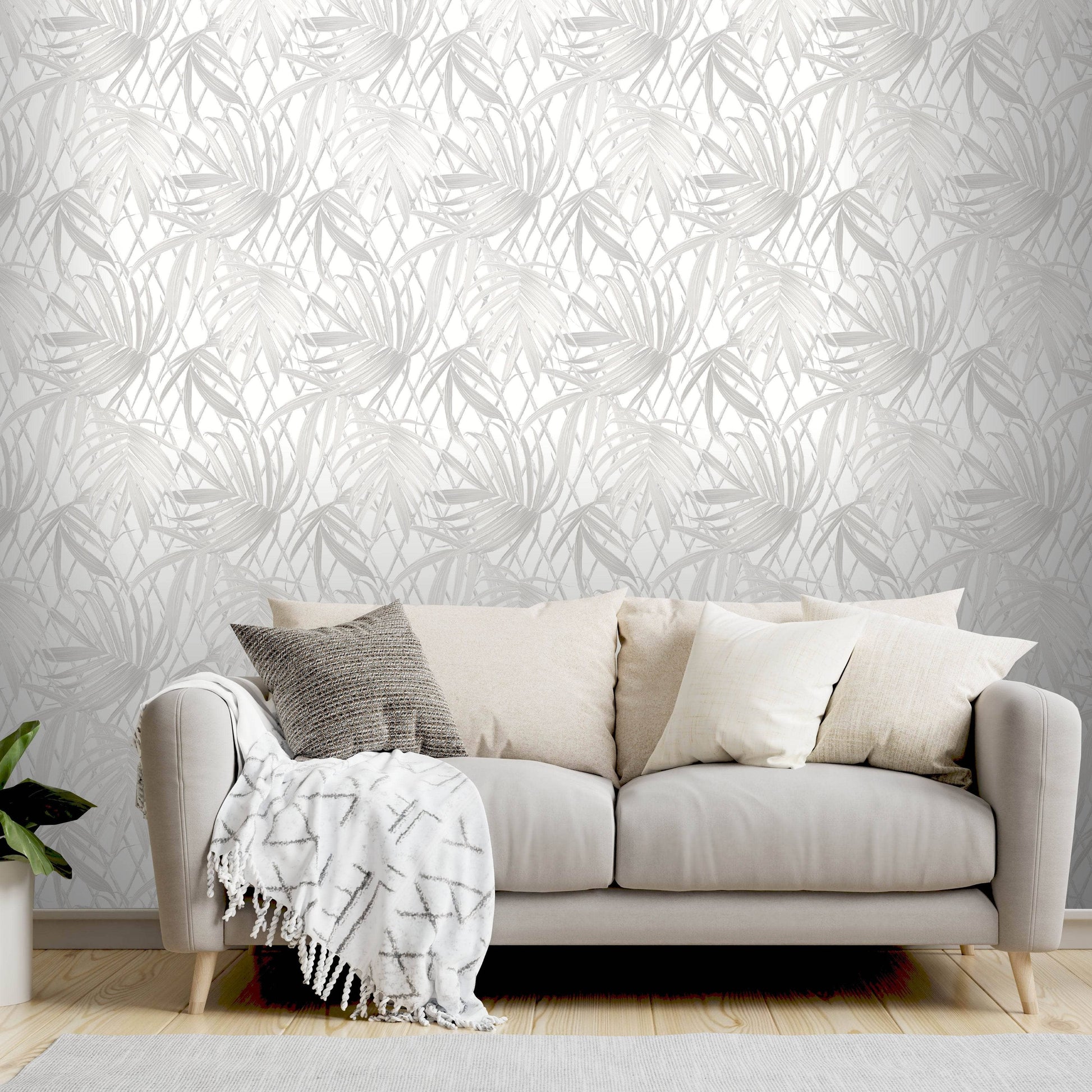 Wallpaper  -  Rasch B31 Paradise Palm Neutral -  539530  -  60011349