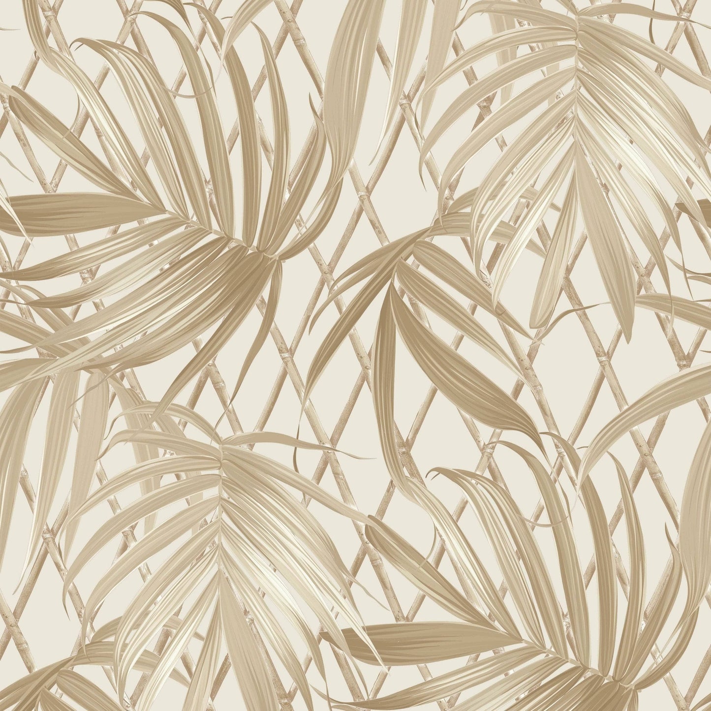 Wallpaper  -  Rasch B31 Paradise Palm Gold Wallpaper - 539578  -  60011355