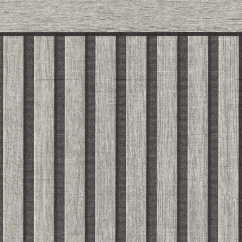 Wallpaper  -  A.S Creations Wall Panel Grey & Black Wallpaper  397442  -  60011381