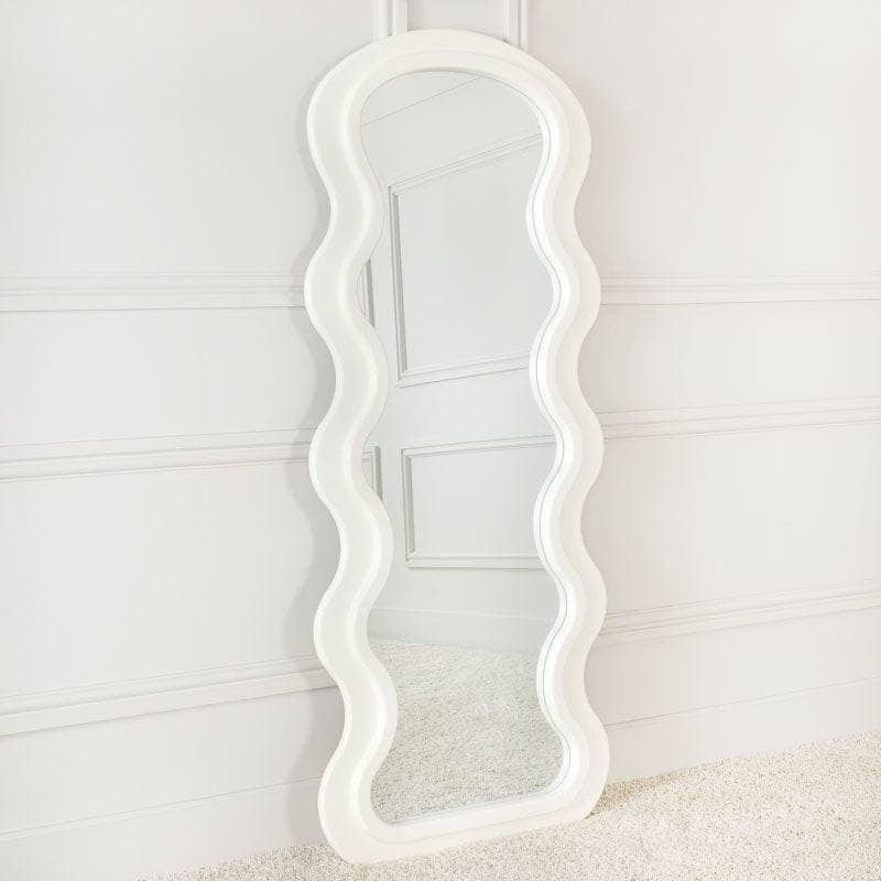 Mirrors  -  Arched Wave Mirror - Cream  -  60011569