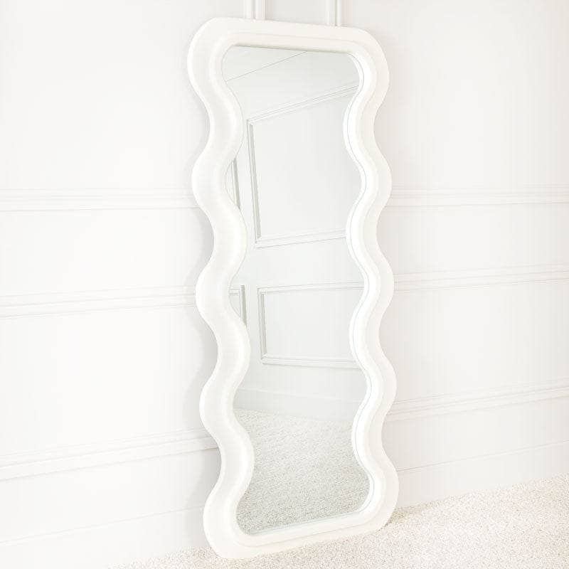 Mirrors  -  Wavy Mirror - Cream  -  60011573