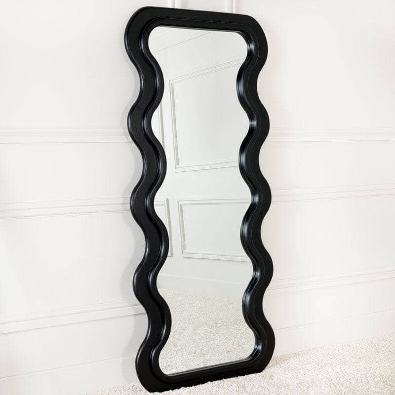 Mirrors  -  Wavy Mirror - Black  -  60011575