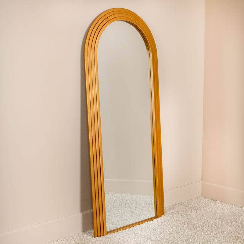 Mirrors  -  Ridged Arch Mirror - Country Gold  -  60011576