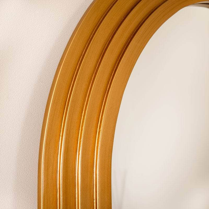 Mirrors  -  Ridged Arch Mirror - Country Gold  -  60011576