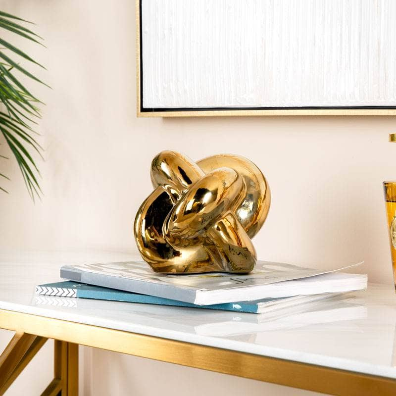  -  Large Ceramic Sculpture Decoration - Gold  -  60011639