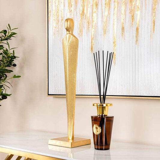 Homeware  -  Gold Metal Sculpture - 53cm  -  60011699