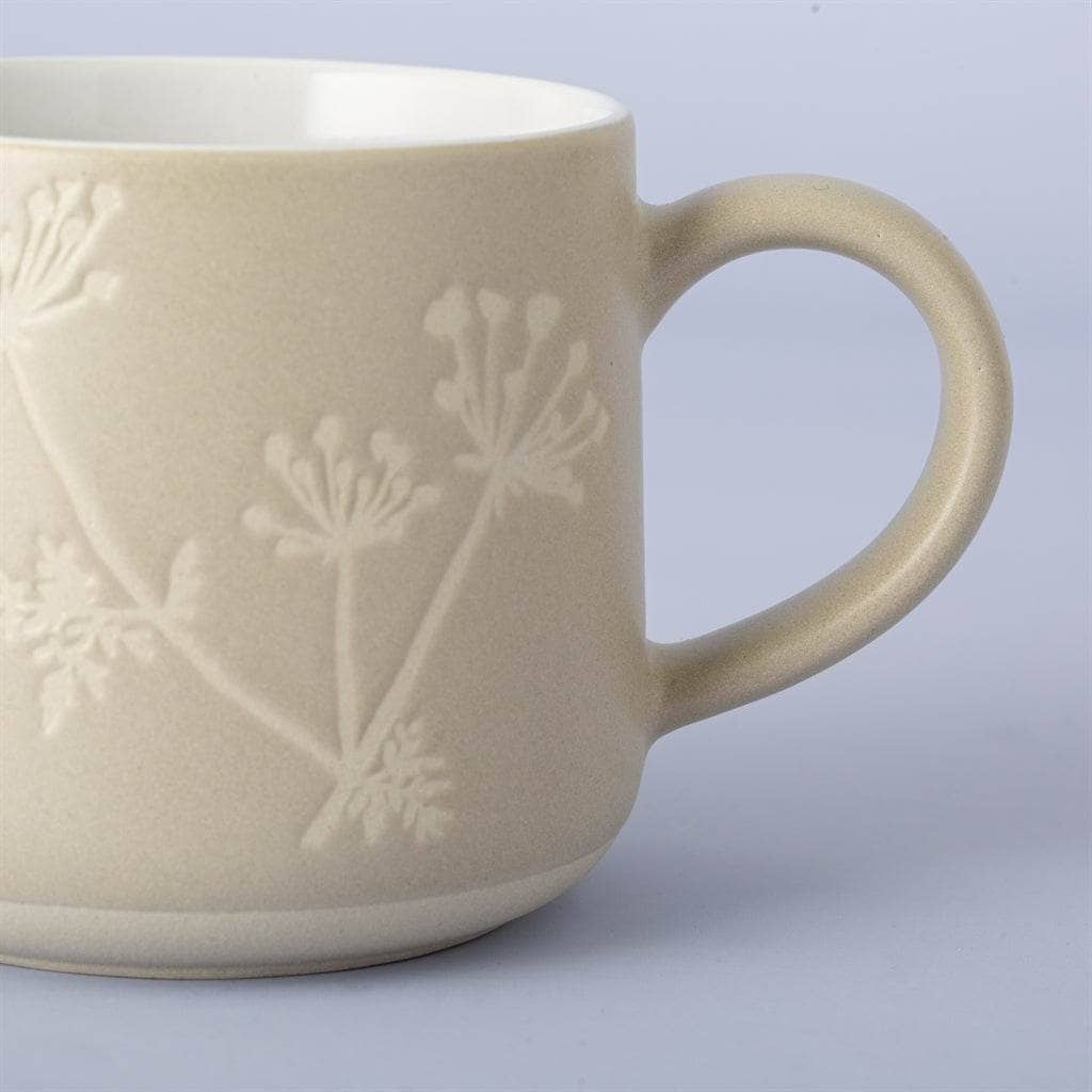 Kitchenware  -  Botanical Gypsophila Stone Mug  -  60011813