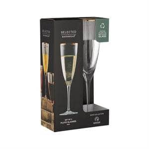 Kitchenware  -  Rome Flute Glasses Set Of 2 - 330ml  -  60011821