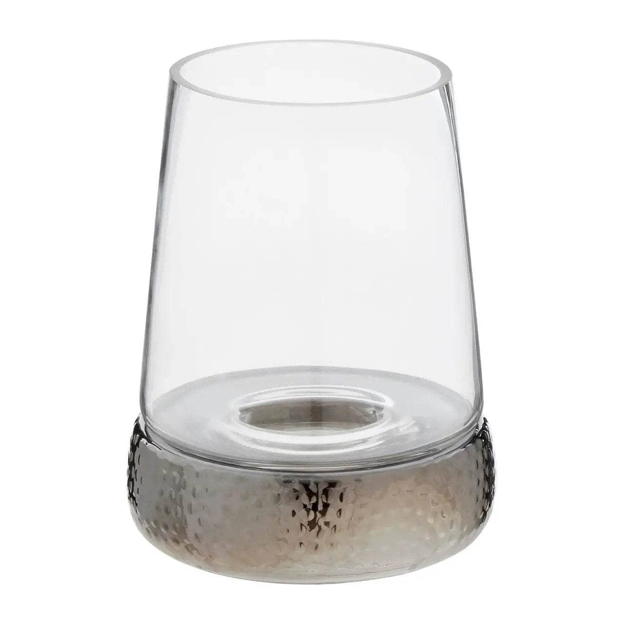 Homeware  -  Martele Small Hurricane Candle Holder - Silver  -  60011922