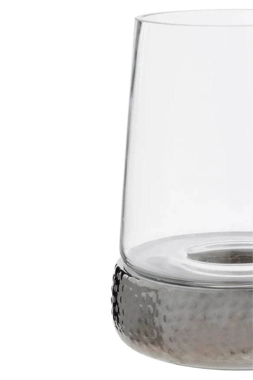 Homeware  -  Martele Small Hurricane Candle Holder - Silver  -  60011922