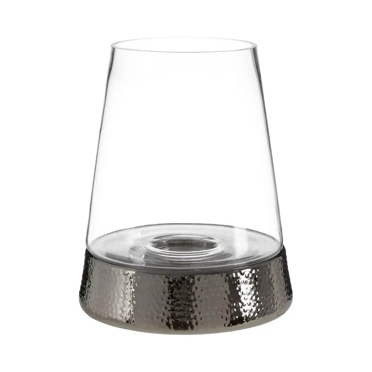 Homeware  -  Martele Large Hurricane Candle Holder - Silver  -  60011924