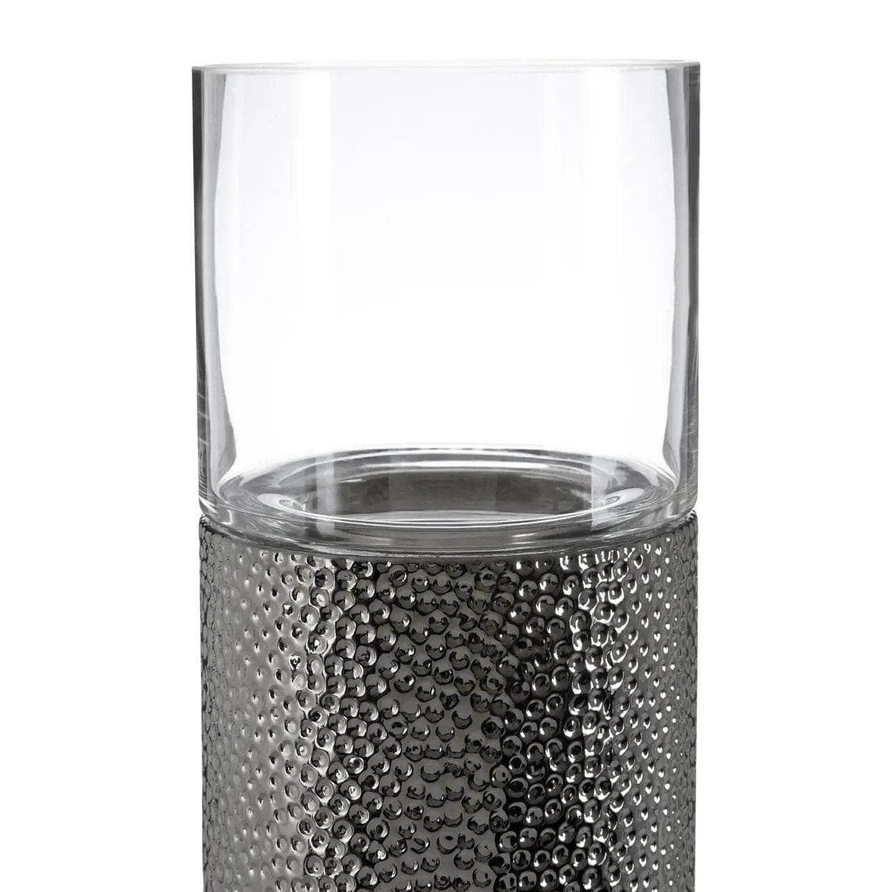 Homeware  -  Martele Small Pillar Candle Holder - Silver  -  60011925