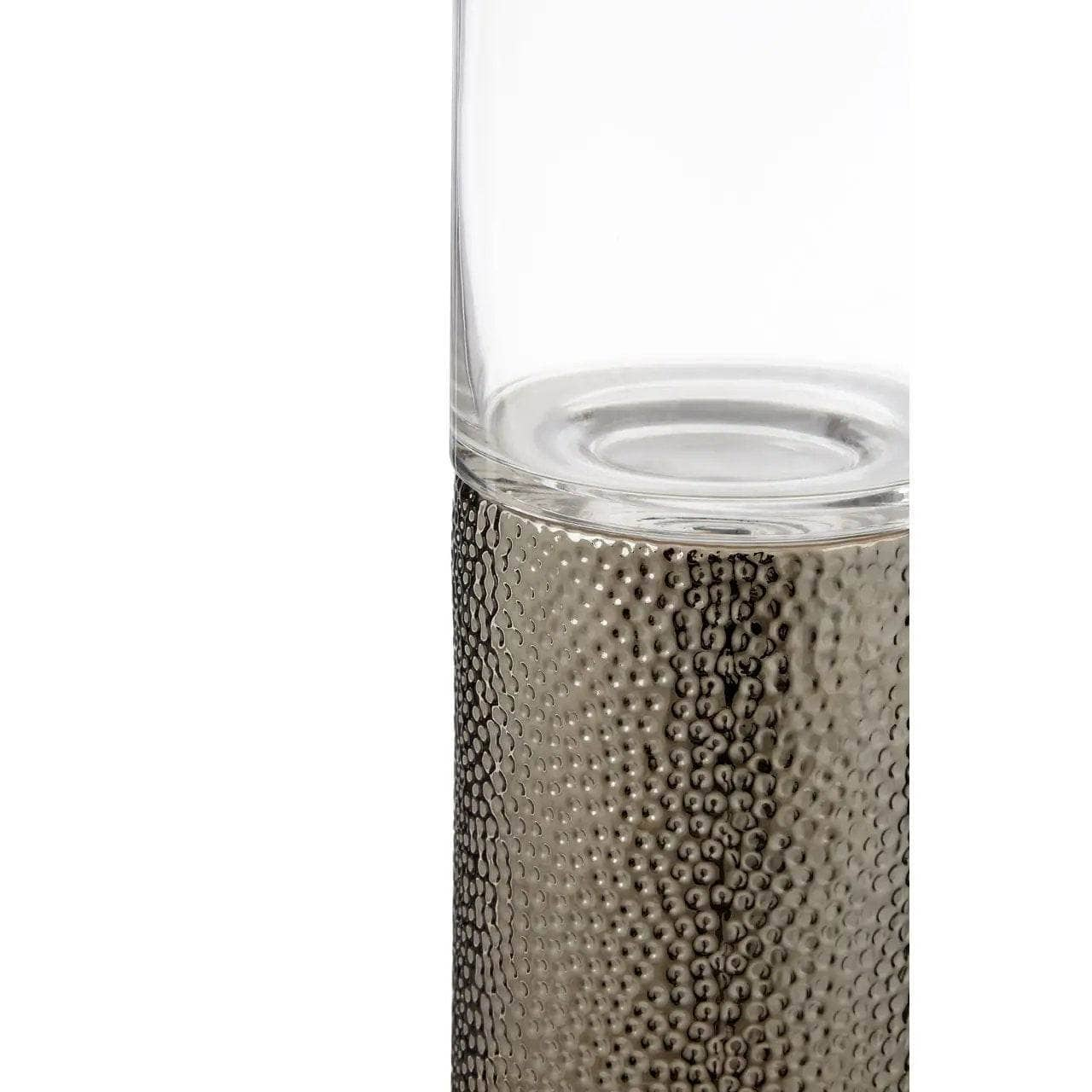 Homeware  -  Martele Large Pillar Candle Holder - Silver  -  60011927