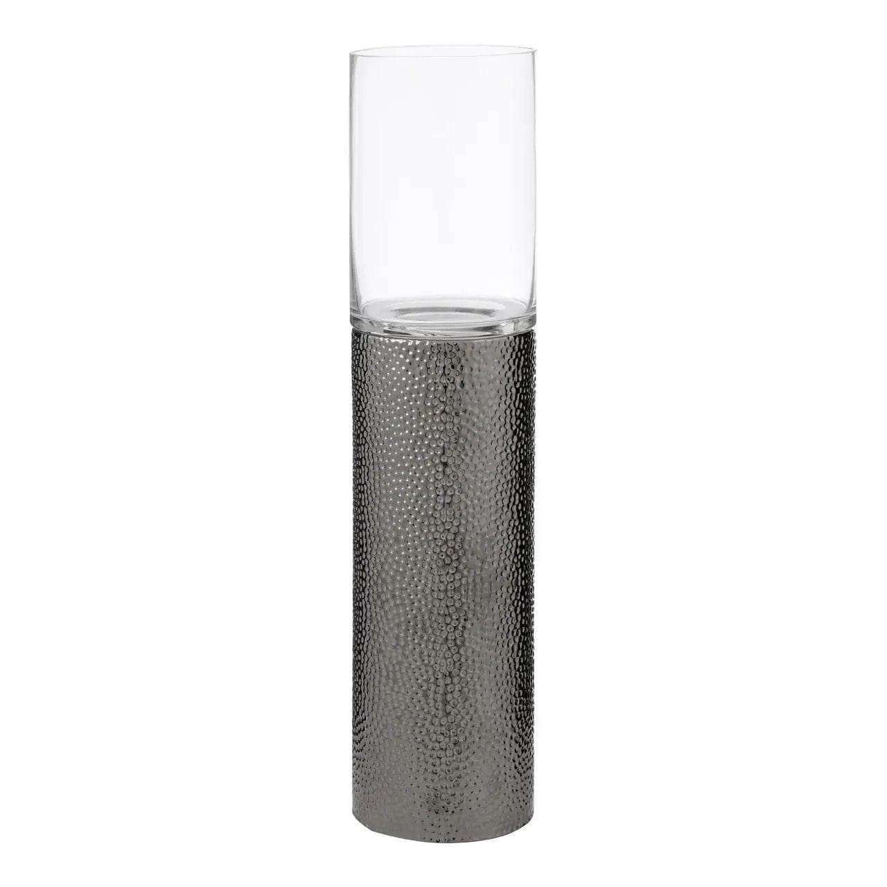 Homeware  -  Martele Large Pillar Candle Holder - Silver  -  60011927