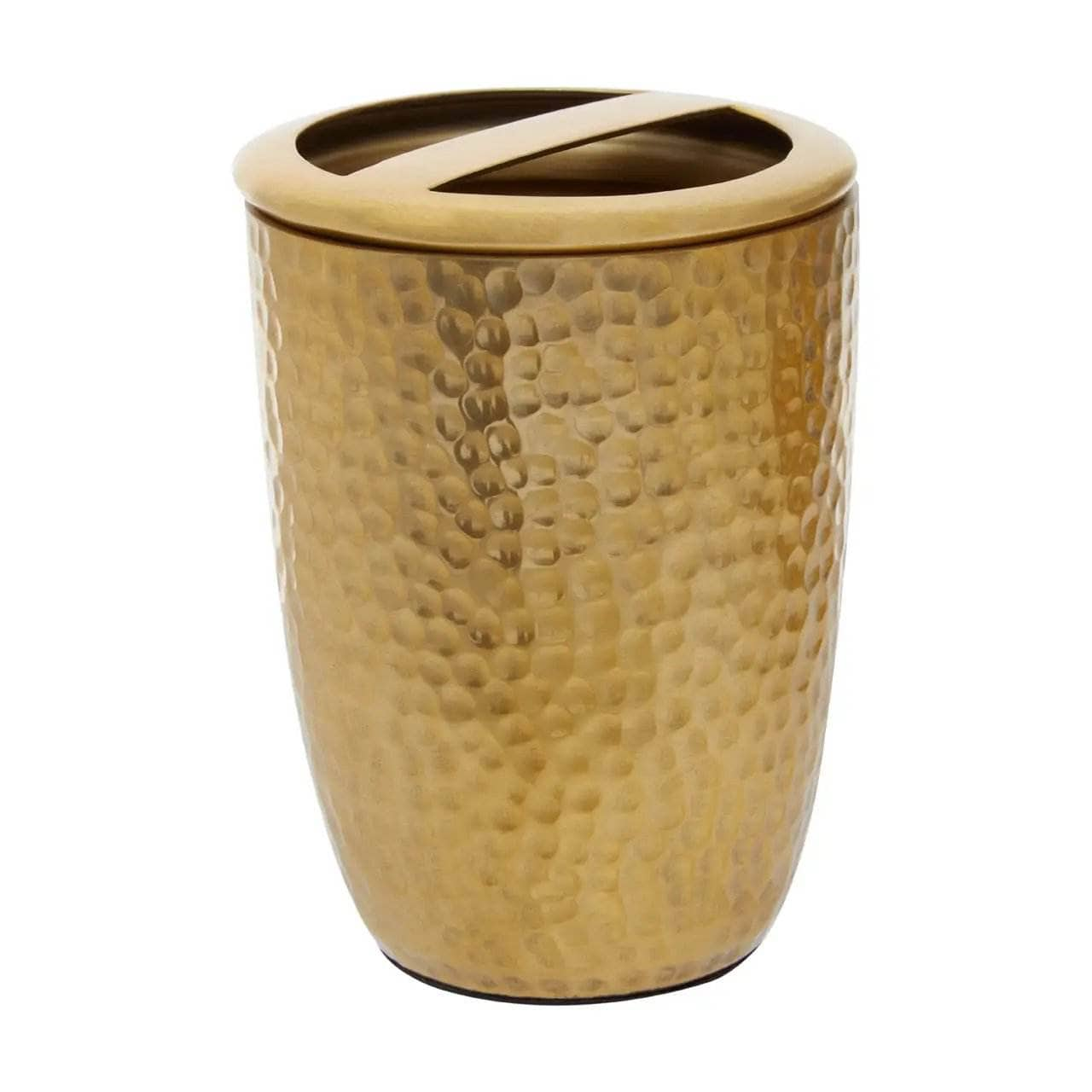 Bathroom  -  Allegra Hammered Effect Toothbrush Holder  -  60011942