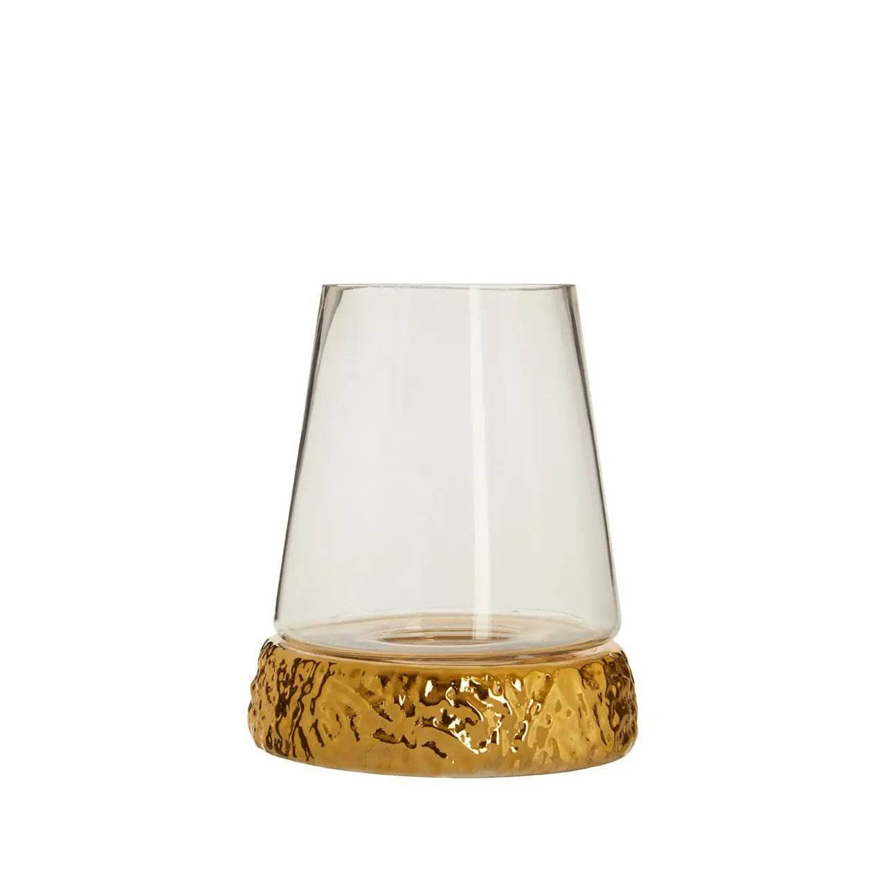 Homeware  -  Martele Medium Hurricane Gold Candle Holder  -  60011948