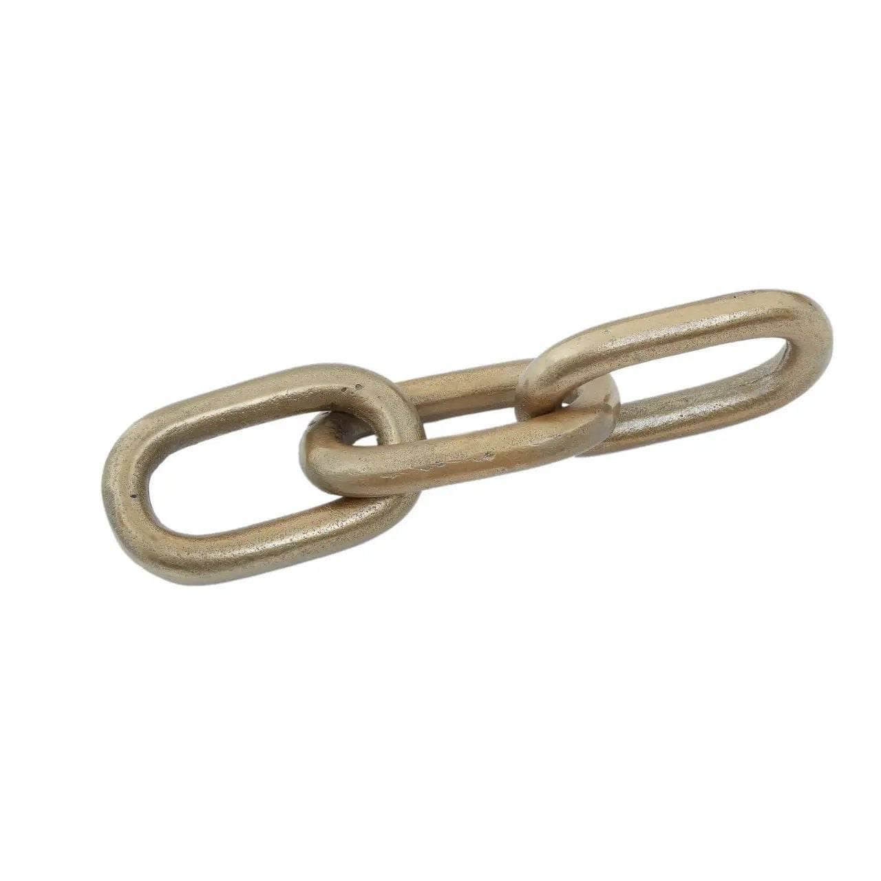 Homeware  -  Prato Small Gold Aluminium Chain Sculpture  -  60011955