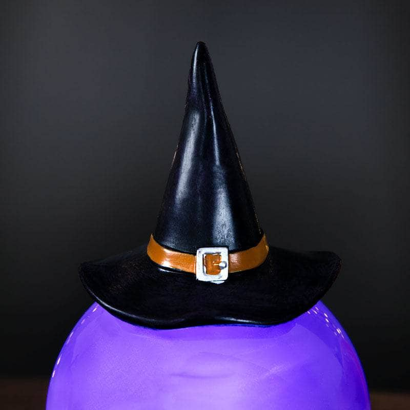 Homeware  -  Light Up Witch Hat Water Globe - 20cm  -  60012186