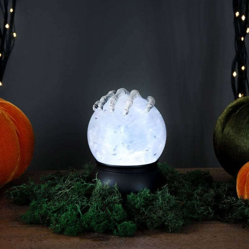 Homeware  -  Light Up Skeleton Hand Water Globe  -  60012187