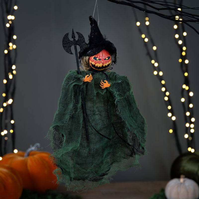 Homeware  -  Assorted Spooky Pumpkin Hanger - 30cm  -  60012191