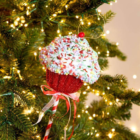 Christmas  -  Red Cupcake Pick - 48cm  -  60012222