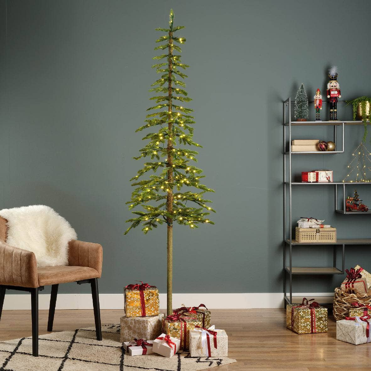 Christmas  -  Alpine Fir Micro LED Tree - 6ft  -  60012258