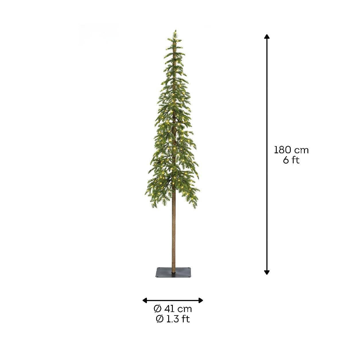 Christmas  -  Alpine Fir Micro LED Tree - 6ft  -  60012258