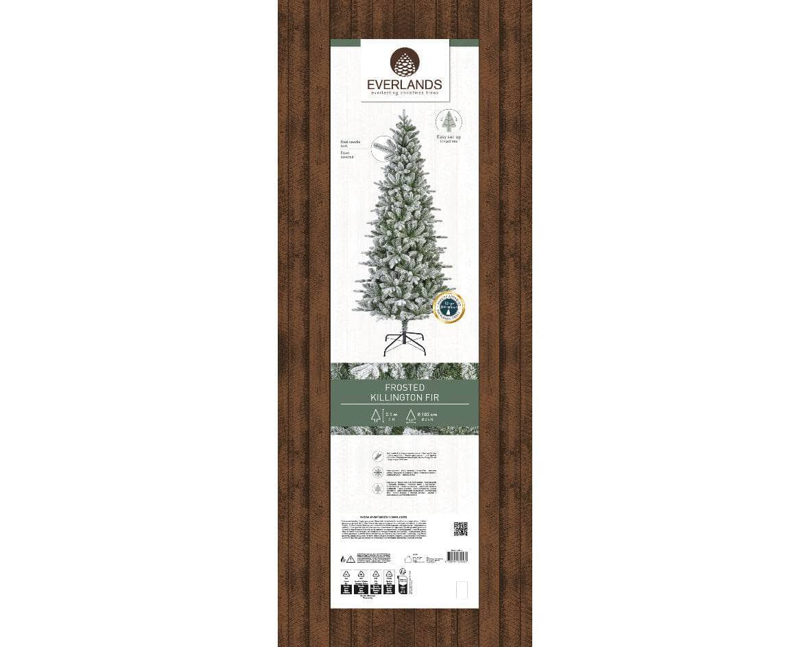 Christmas  -  Killington Fir Frosted Christmas Tree - 7ft  -  60012262