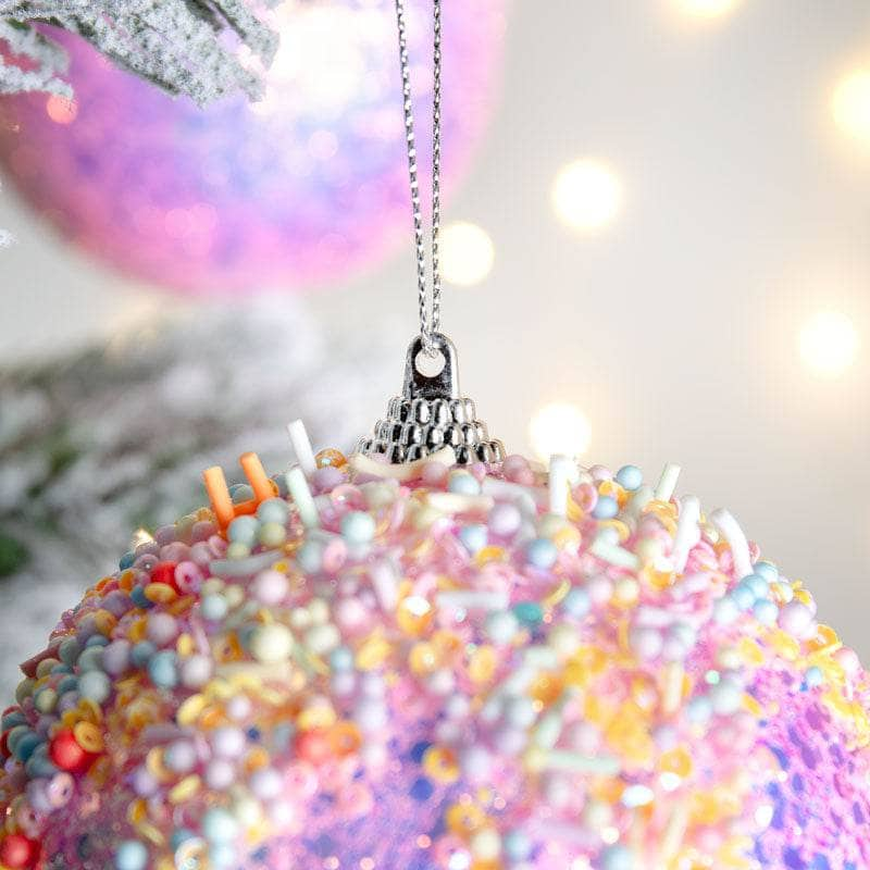 Christmas  -  Candyland Christmas Bauble - 10cm  -  60012263