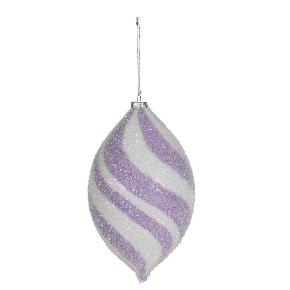 Christmas  -  Purple Finial Hanging Decoration - 27cm  -  60012267