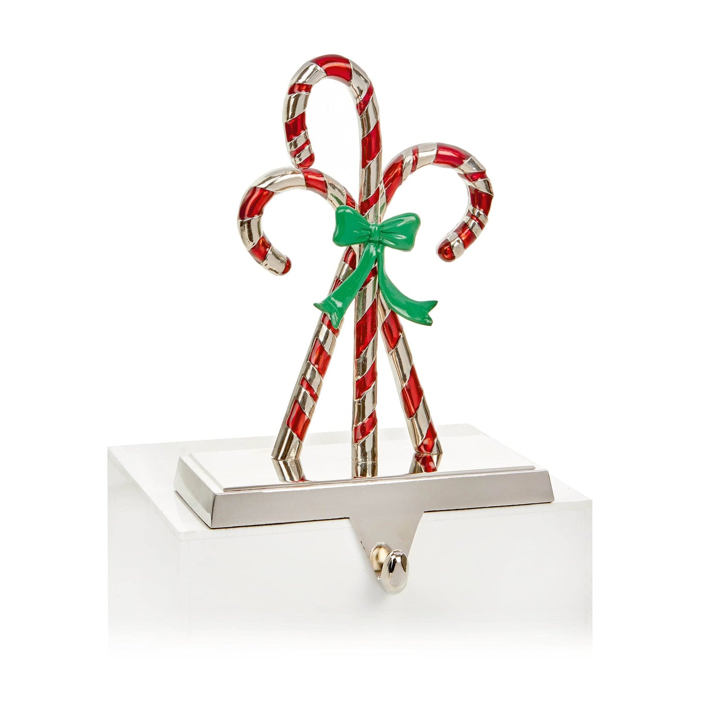 Christmas  -  Metal Candy Cane Stocking Holder - 7cm  -  60012285