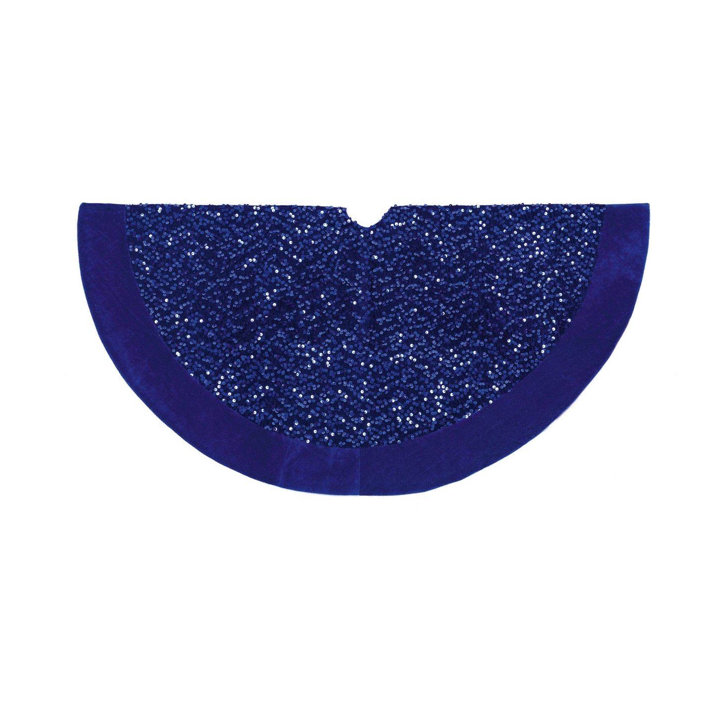 Christmas  -  Blue Sequin Tree Skirt - 90cm  -  60012293