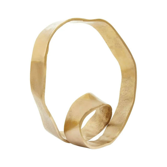 Homeware  -  Prato Rounded Knot Sculpture - Gold  -  60012313