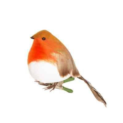 Christmas  -  Reggie Robin Clip Christmas Decoration - 12cm  -  60012331